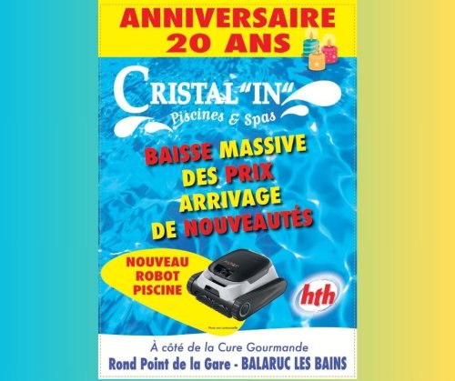 🎉 Cristal’In fête ses 20 ans !